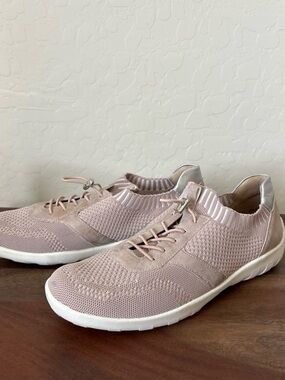 remonte womens sneakers R3511-31 rosa pink with mesh and suede panels. 41 US 10.